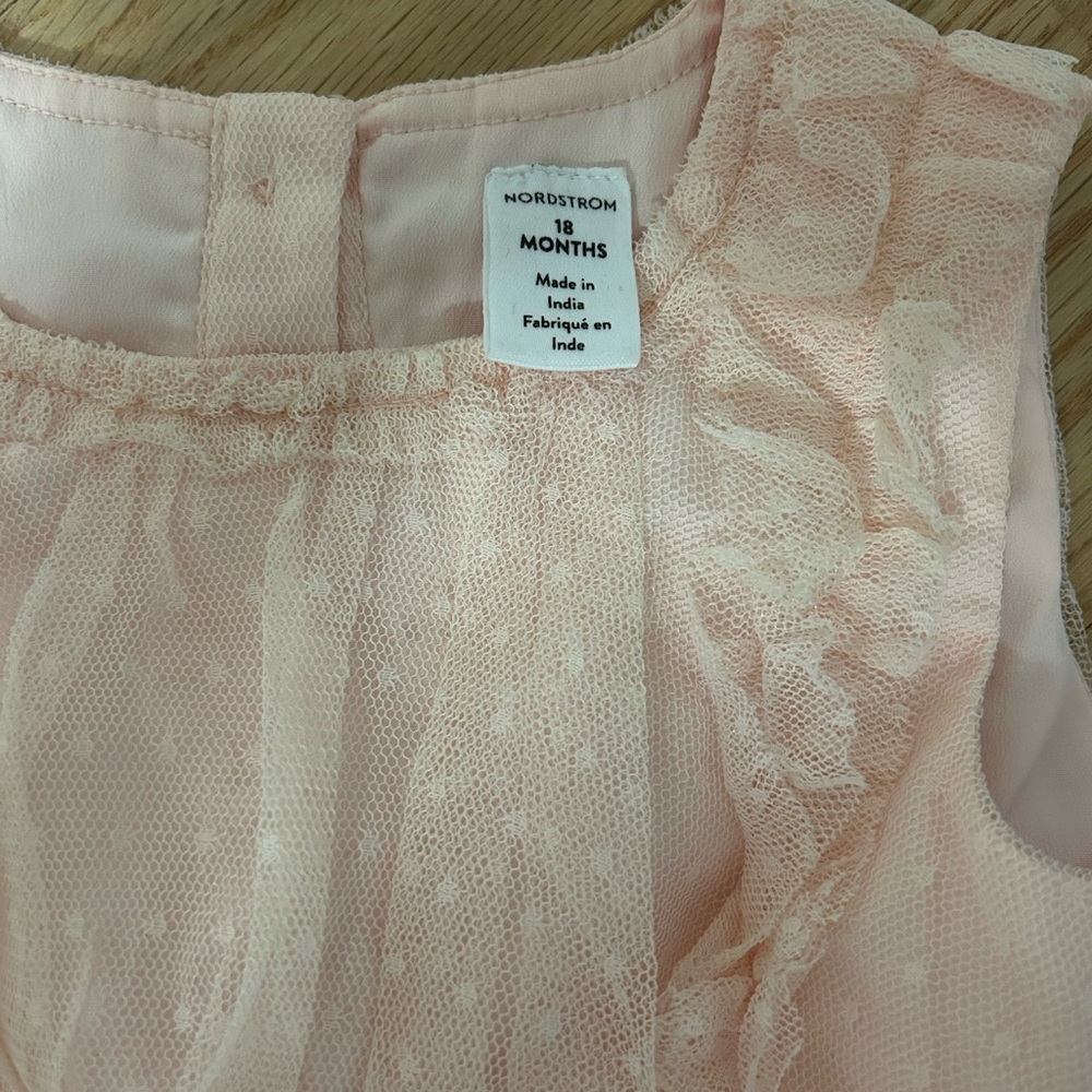Pink Ruffled Tulle Dress - Picture 3 of 5